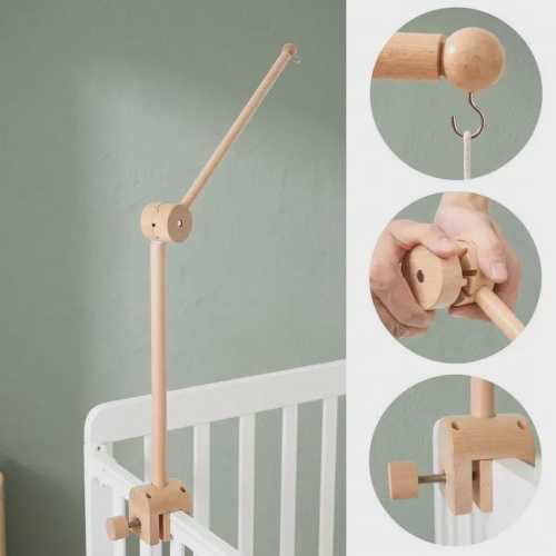Wooden Arm for Penguin Baby Mobile