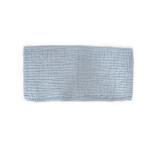 Blue Muslin Burp Cloth