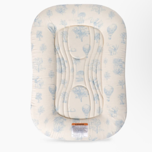 Infant Lounger Wave | Blue Toile