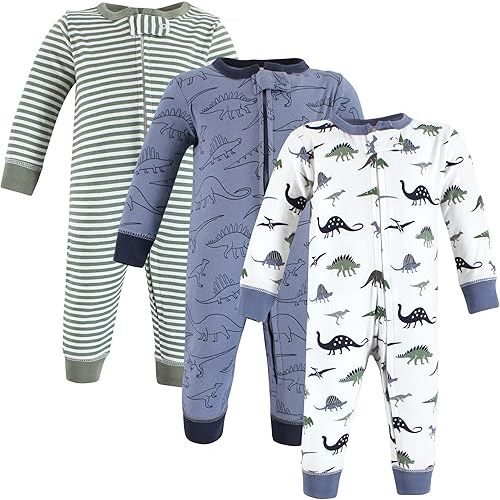 Hudson Baby Unisex Baby Cotton Sleep and Play