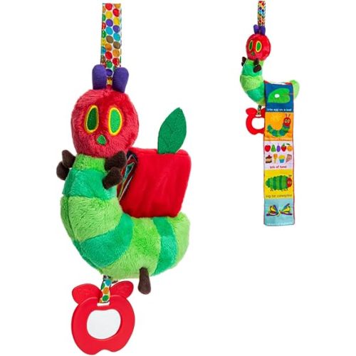 KIDS PREFERRED World of Eric Carle The Very Hungry Caterpillar Roll Out Activity Toy with Teether, Multicolor (55734)