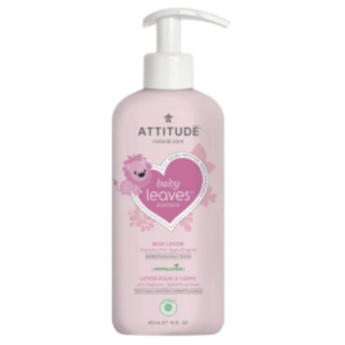 Attitude Body Lotion Fragrance Free, 16 oz.