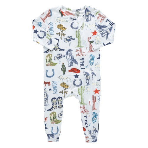 Baby Bamboo Romper - Western Dreams