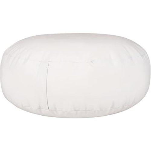 Studio Size Newborn Photography Bean Bag Poser 40” Cover Only | Unfilled Faux Leather Baby Poser | Baby Photo Prop & Pose Pillow Shapable - Newborn Photography Props (Bean Filling Not Included)