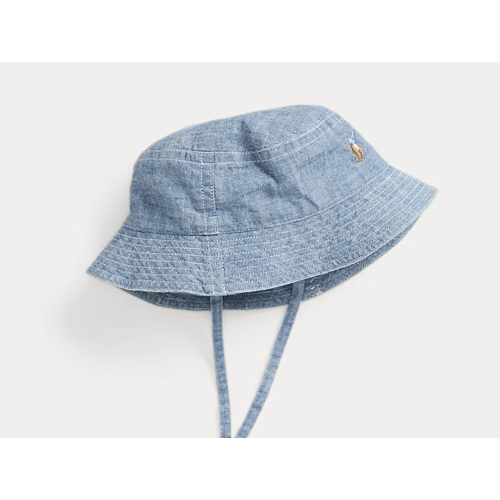 Indigo Cotton Chambray Hat