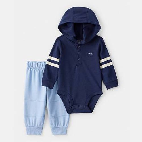 Baby Boy Carter's 2-pc. Hooded Bodysuit & Pant Set