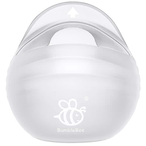 BumbleBee Wearable Milk Collector | Hands-Free, Kick-Proof, Portable Silicone Milk Saver for Breastfeeding Moms | Discreet, Comfortable - 3oz/90ml, 1 Count