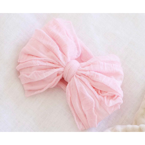 Large Ruffle Knit Bow | Brights