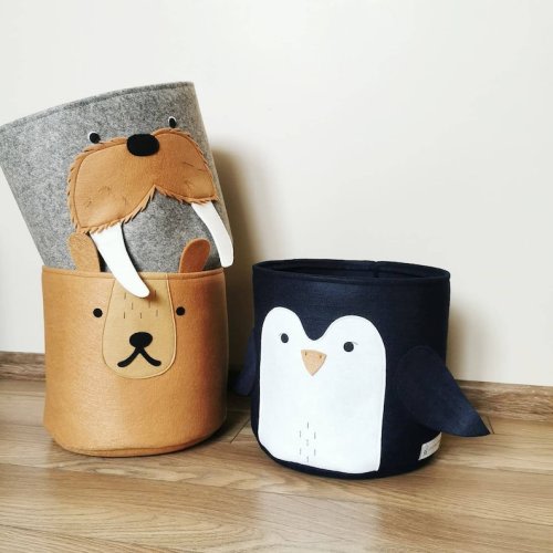Walrus Felt Storage for Baby Nursery or Kids Game Room - Etsy