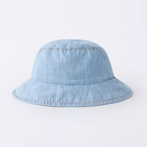 DENIM BUCKET HAT - Mid-blue | ZARA United States