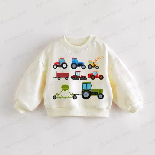 Baby Toddler Engineering Vehicle Sweatshirt