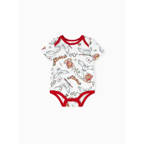Harry Potter Baby Boy/Girl Short-sleeve Graphic Print Naia™ Romper