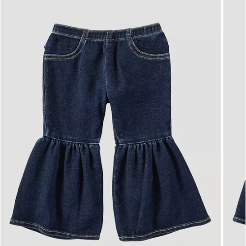 Little Girl's Ruffle Leg Flare Jean | Girls GIRLS | Wrangler®