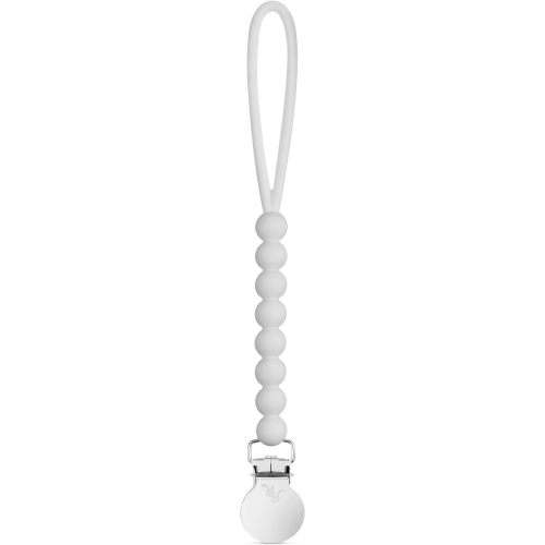 Ryan & Rose Cutie Clip Judy - Pacifier Clip Holder Silicone (Judy, Grey)