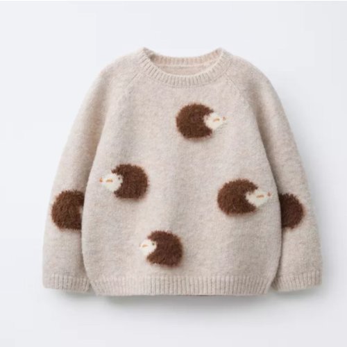 HEDGEHOG KNIT JUMPER - Light beige | ZARA United States