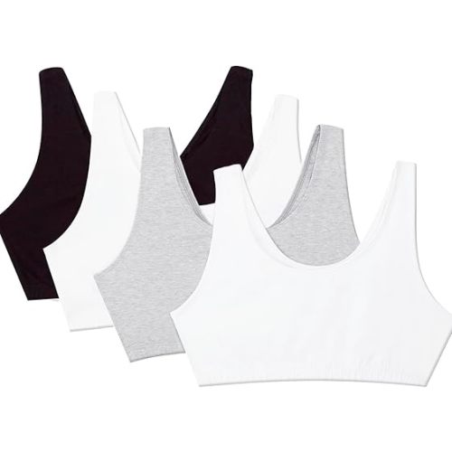 Fruit of the Loom womens Built Up Tank Style Sports Bra Value Pack