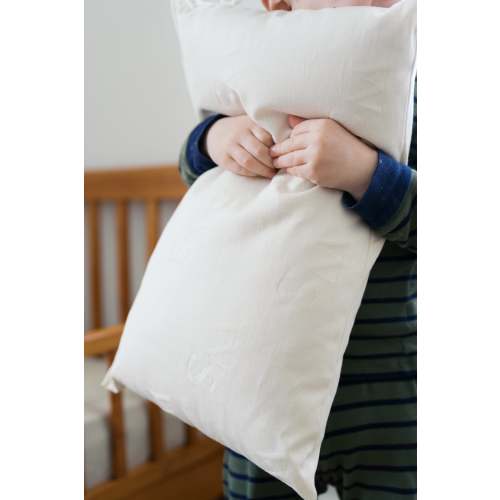 Organic Wool Toddler Pillow — Handmade in Idaho