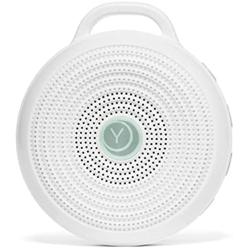 Yogasleep Rohm Portable White Noise Machine for Travel, 3 Soothing, Natural Sounds with Volume Control, Compact Sleep Therapy for Adults & Baby, USB Rechargeable, Lanyard for Easy Hanging