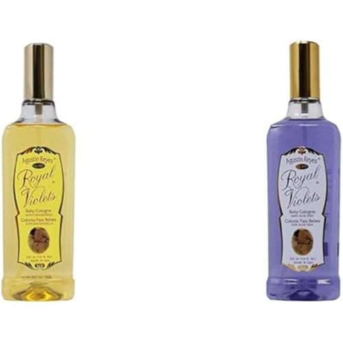 Royal Violets Baby Cologne Bundle with Chamomile and Aloe Vera, 7.6 Fl Oz Each, Spray Bottles, for Baby Sensitive Skin