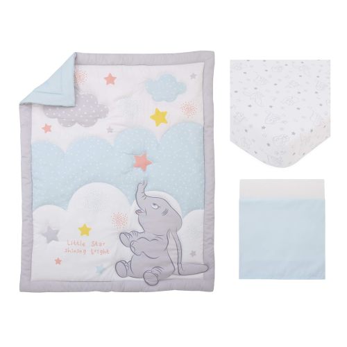 Disney Baby 3pc Bedding Set, Dumbo Shine Bright Little Star