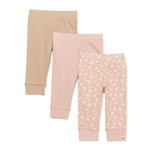 easy-peasy Baby Pull-On Jogger Pants, 3-Pack, Sizes 0/3-24 Months