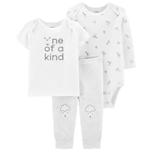 Carter's Little Character 3-Piece Set - Grey Panda, Newborn