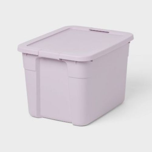 20gal Latching Storage Tote Lavender - Brightroom™
