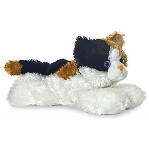 Aurora® Adorable Mini Flopsie™ Esmeralda™ Stuffed Animal - Mini Companions Ready for Playful Adventures - for Kids All Ages, Toddlers, Adults, and Families - White 8 Inches