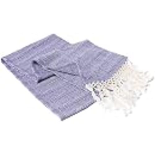Baby Trapoz Mexican Rebozo Scarf, Shawl, Natural Birth, Purple, 98.5 In | 100% Cotton, Woven in Mexico, 98.5 In (2.5 m) x 25.5 In (65 cm), Doula Massage, Birth Support, Belly Binding