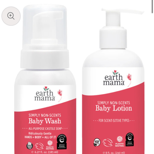 Simply Non-Scents Baby Wash + Lotion Set