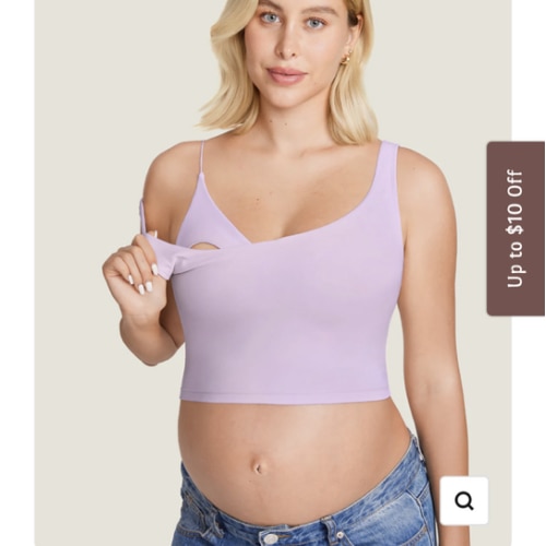 Natrelax® Nursing Crop Tank Top