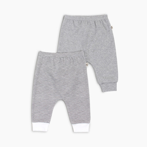 Snugabye Harem Pants (2 Pack) - Grey, Newborn