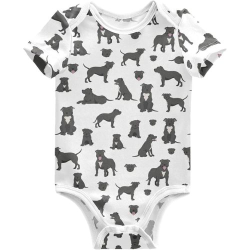 Aflyko Baby Bodysuit Infant Envelope Neck Soft Cotton Baby Golf Outfit
