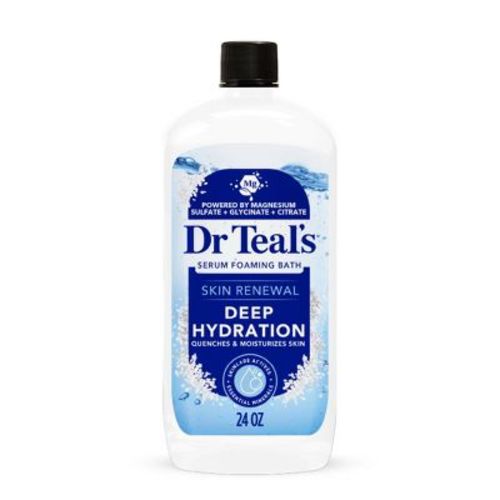 Dr Teal's Skin Renewal Deep Hydration Serum Foaming Bath - 24 fl oz: Paraben-Free, Phthalate-Free, Vegan