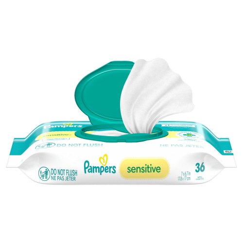 Pampers Sensitive Baby Wipes, 36 CT