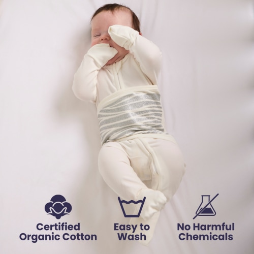 Sleep of Mind Breathing Reassurance Convertible Baby PJ's - 9-12m