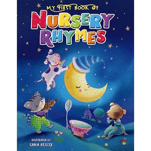 My First Book of Nursery Rhymes - Children's Padded Board Book - Classics