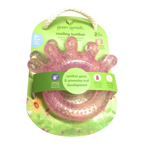 I Play, Teether Pink Purple Hand, 2 Count