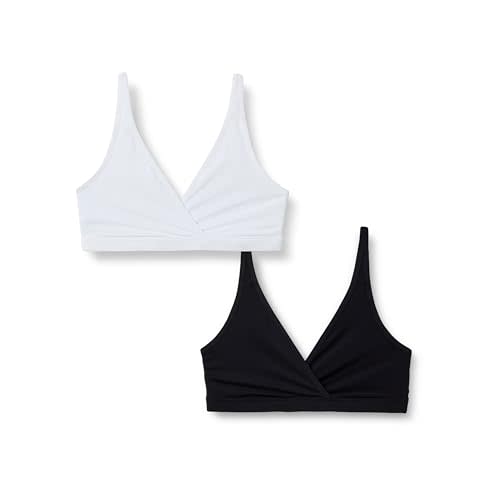Amazon Essentials Women's Peached Microfiber Pullover Nursing Sleep Bra