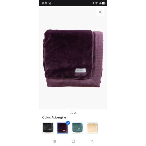 Lush Faux Fur Receiving Blanket