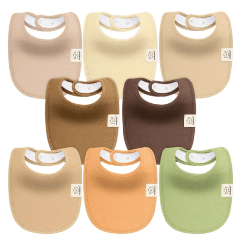8-Pack Urban Quin Drool Bibs