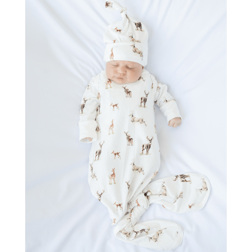 Little Fawn, Big Yawn Deer - Newborn Outfit + Hat