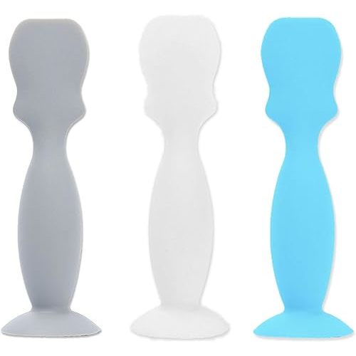 Baby Diaper Cream Spatula, 3 Pack Baby Diaper Brush Baby Cream Applicator, Silicone Diaper Cream Spatulas Brush for Newborn Baby