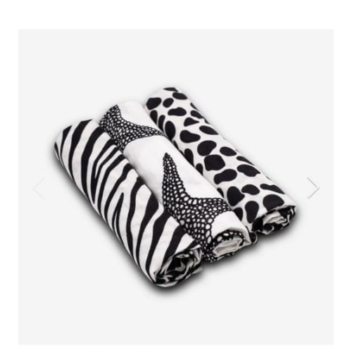 Sensory Muslin Squares | 3-pack | Animal Print | Etta Loves – Etta Loves US