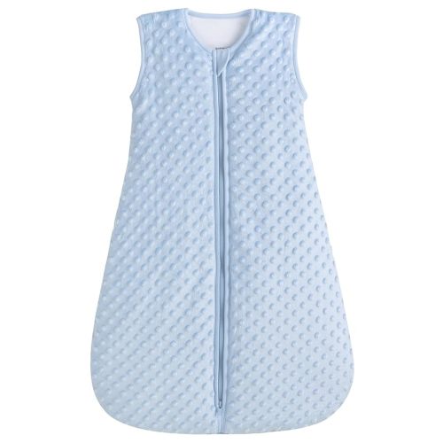 BABYINABAG Summer Model Baby Sleeping Bag and Sack, Plush Minky Dot, 1.25 Tog for Infants and Toddlers (Small (3-11 mos))