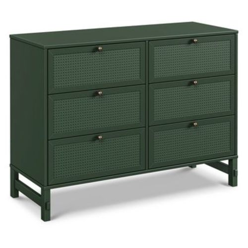 daVinci Margot 6-Drawer Dresser - Forest Green
