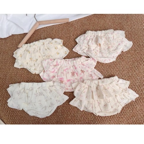 Organic Muslin Baby Bloomers: Summer Diaper Cover Shorts