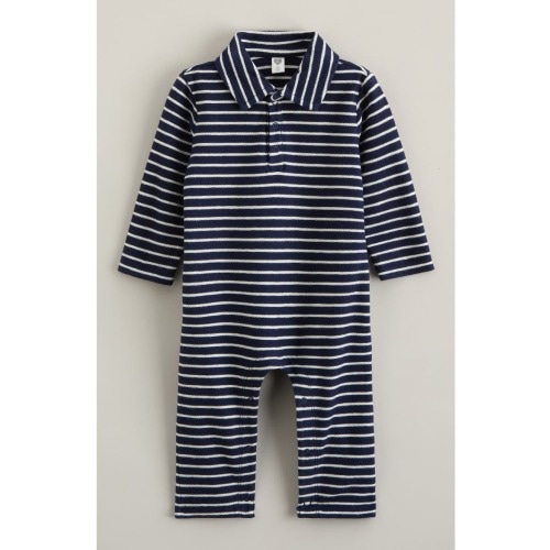 Stripe Cotton Romper
