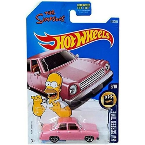 Hot Wheels 2017 HW Screen Time The Simpsons Family Car 112/365, Pink