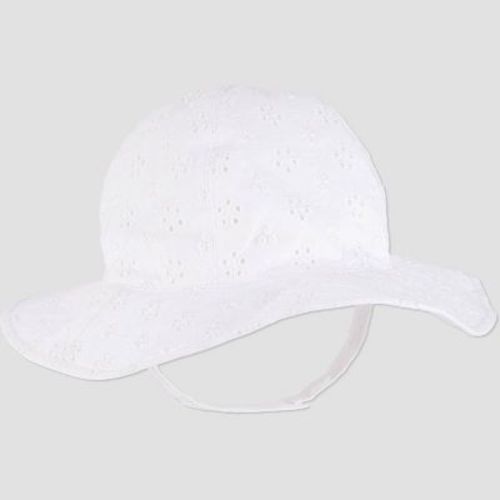 Carter's Just One You® Baby Girls' Solid Sun Hat - White